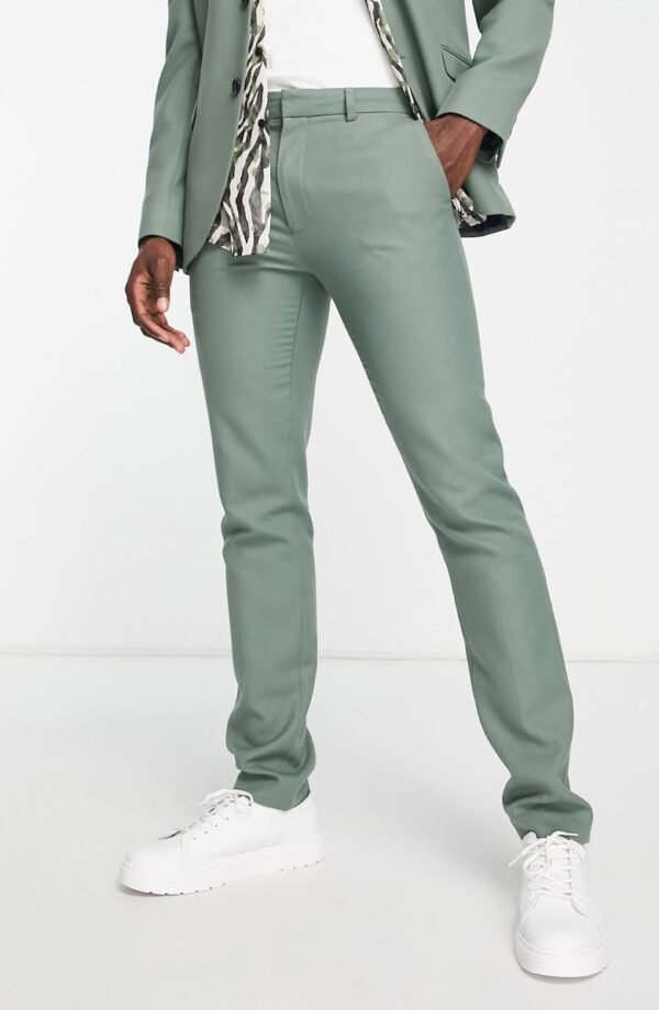 Topman - Skinny Suit Trousers - Image 3