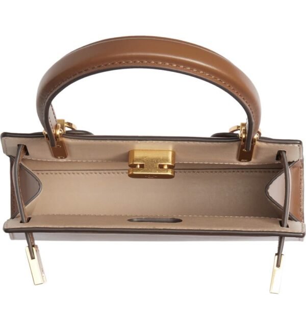 TORY BURCH - Mini Lee Radziwill Leather Bag - Image 4