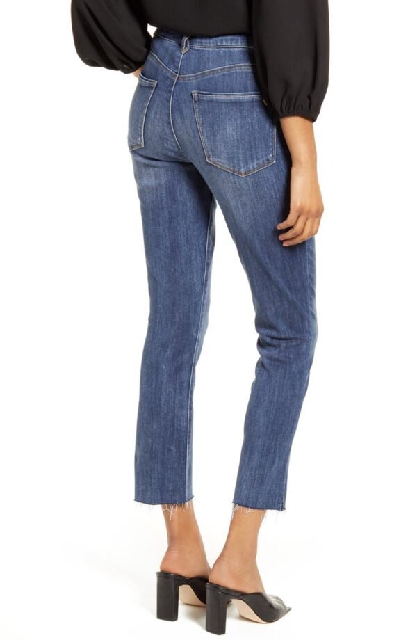 Wit & Wisdom - 'Ab'Solution High Waist Raw Hem Skinny Crop Jeans - Image 7