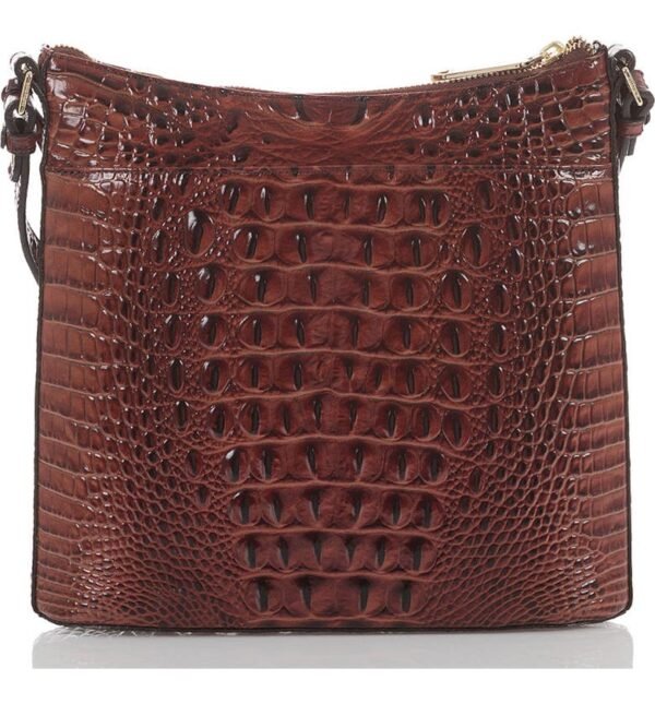 Brahmin - Katie Croc Embossed Leather Crossbody Bag - Image 4