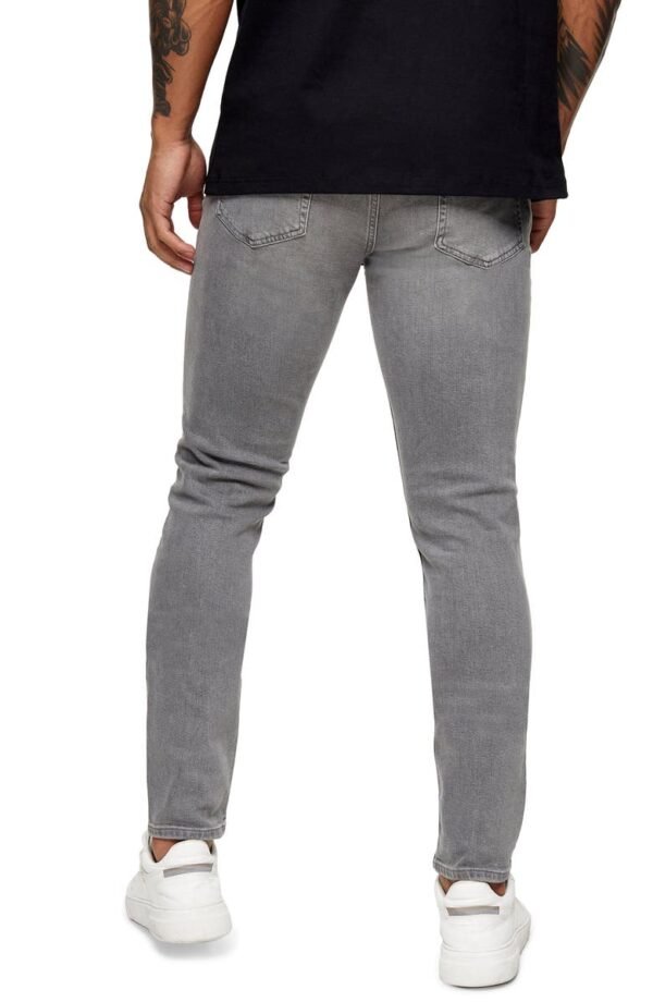 Topman - Mid Gray Skinny Jeans - Image 3