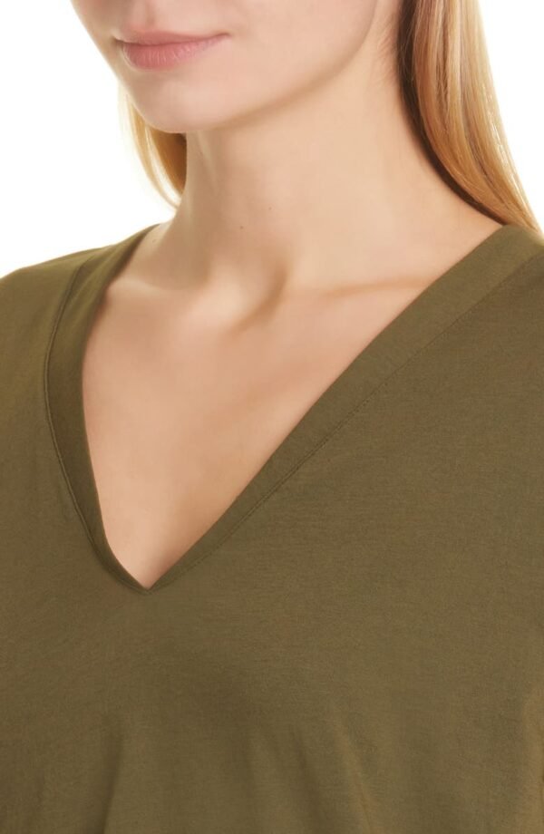 FRAME - Le Mid Rise V-Neck Tee - Image 18