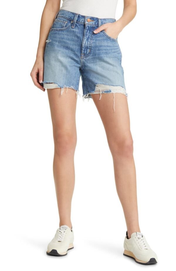 Madewell - Relaxed Mid Length Denim Shorts