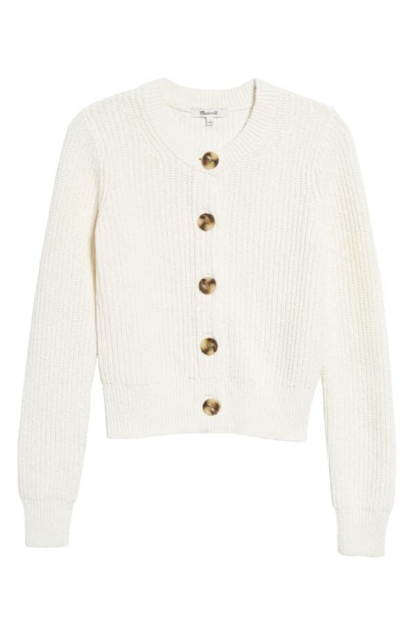 Madewell - Textural Knit Cardigan Sweater - Image 6