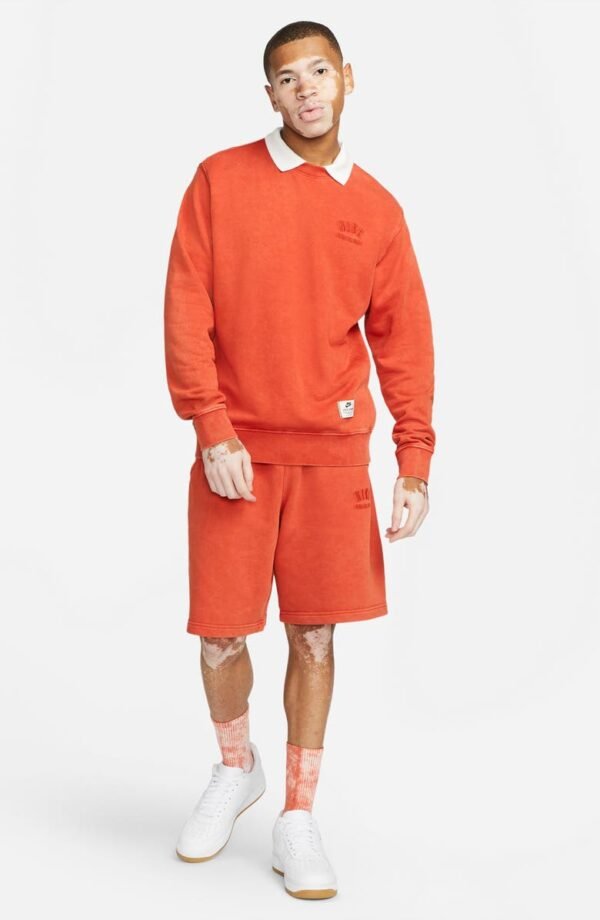 Nike - Embroidered French Terry Crewneck Sweatshirt - Image 11