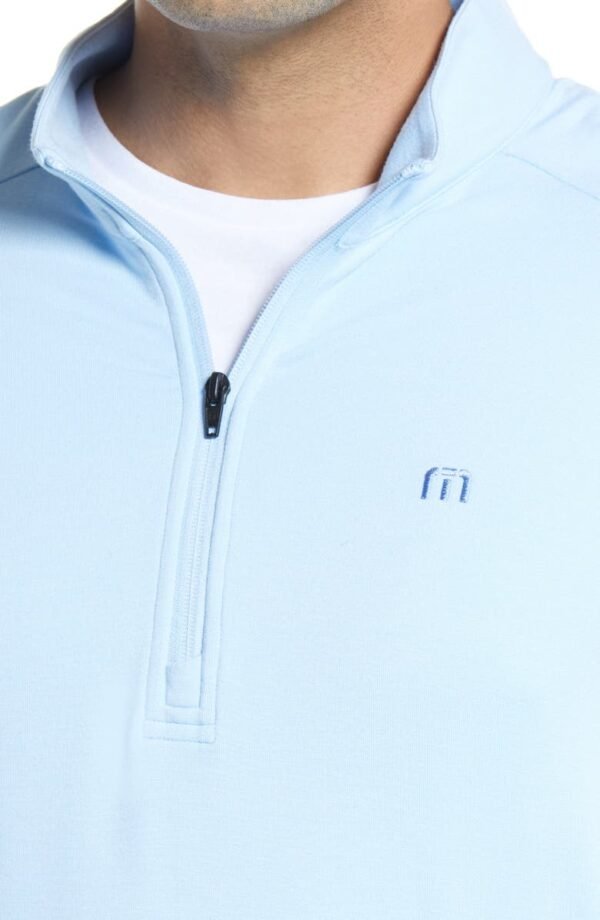 TravisMathew - Men's Networking Quarter Zip Fleece Pullover - Image 4