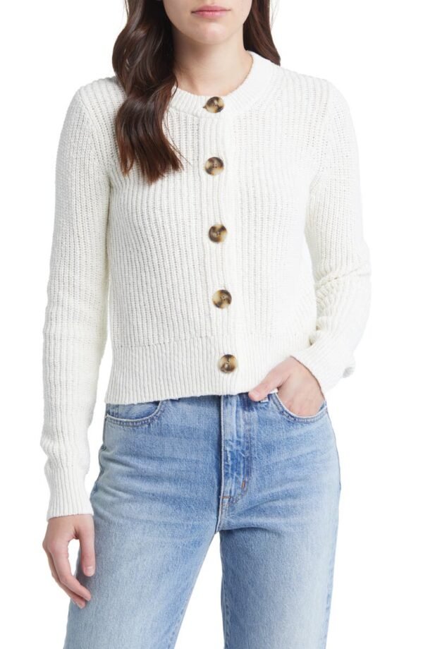 Madewell - Textural Knit Cardigan Sweater - Image 10
