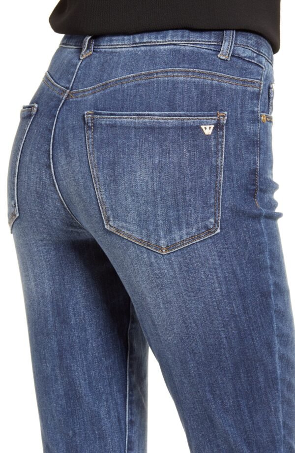 Wit & Wisdom - 'Ab'Solution High Waist Raw Hem Skinny Crop Jeans - Image 4