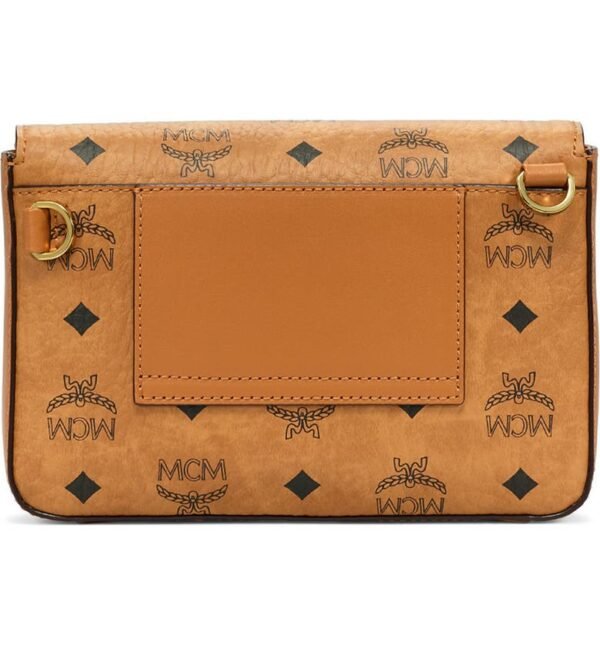 MCM - Small Millie Visetos Water Resistant Leather Crossbody Bag - Image 5