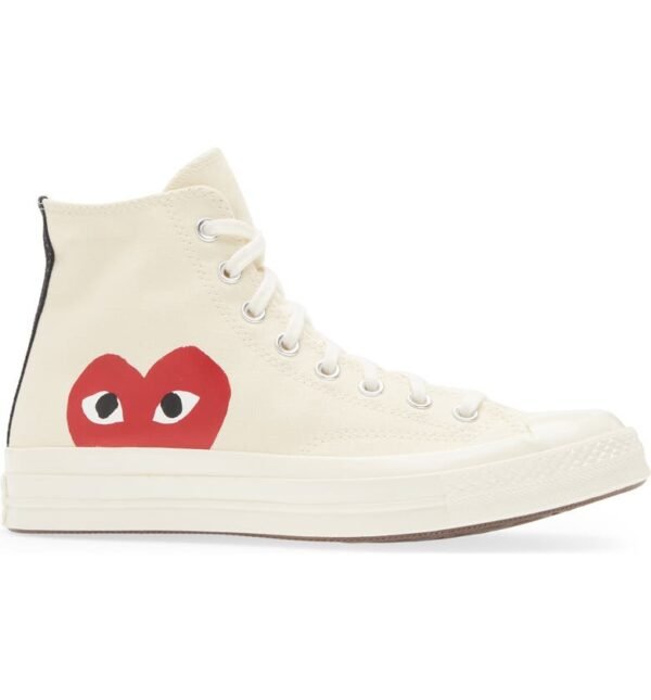 Comme des Garçons PLAY - x Converse Chuck Taylor® Hidden Heart High Top Sneaker (Men) - Image 10