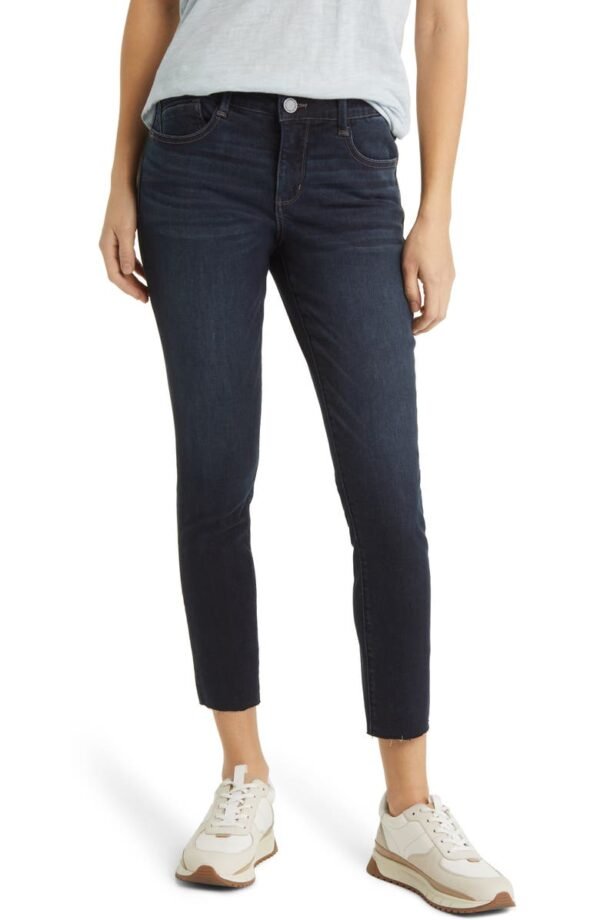 Wit & Wisdom - 'Ab'Solution Raw Hem Skinny Jeans