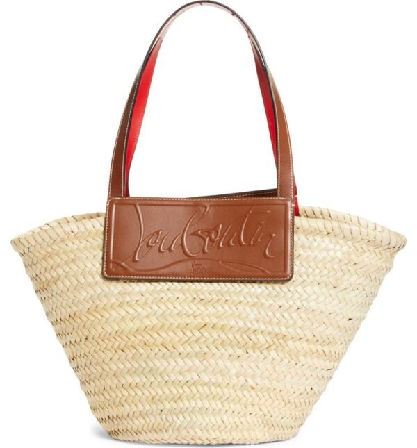 Christian Louboutin - Loubishore Logo Straw Tote - Image 11