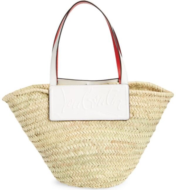Christian Louboutin - Loubishore Logo Straw Tote - Image 9