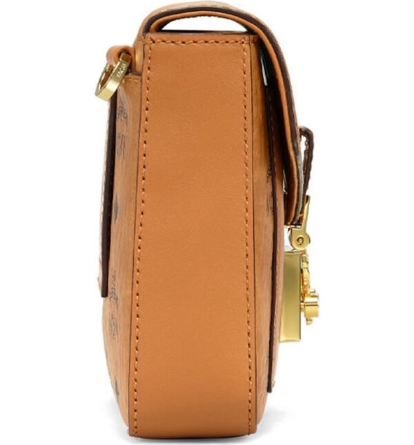 MCM - Small Millie Visetos Water Resistant Leather Crossbody Bag - Image 6