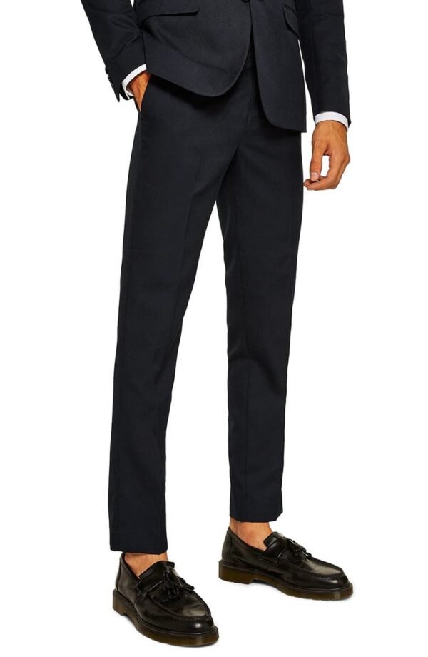 Topman - Skinny Fit Textured Dress Pants - Image 6