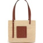 Loewe – x Paula’s Ibiza Small Raffia Square Bag