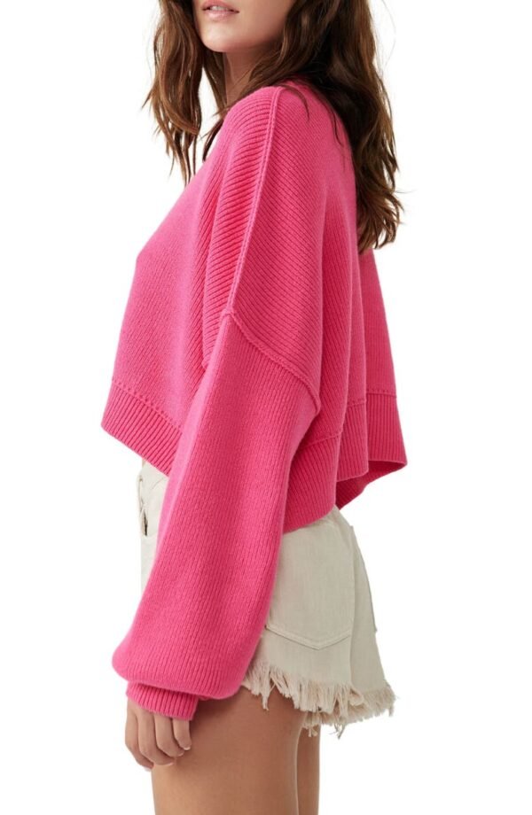 Free People - Easy Street Crop Pullover - Image 3