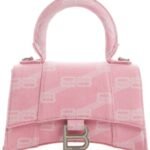 Balenciaga – Extra Small Hourglass Monogram Denim Top Handle Bag (GROUP BUY)