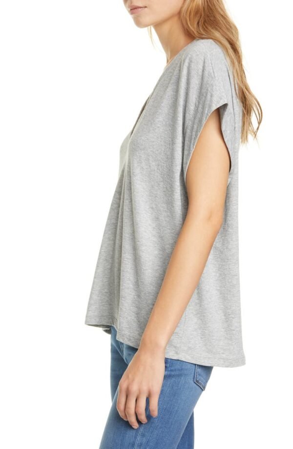 FRAME - Le Mid Rise V-Neck Tee - Image 31