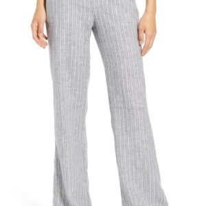 Caslon® – Stripe Linen Blend Pants
