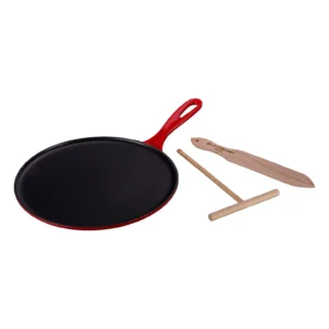 LE CREUSET – Cast Iron Crepe Pa, Rateu & Spatula Set