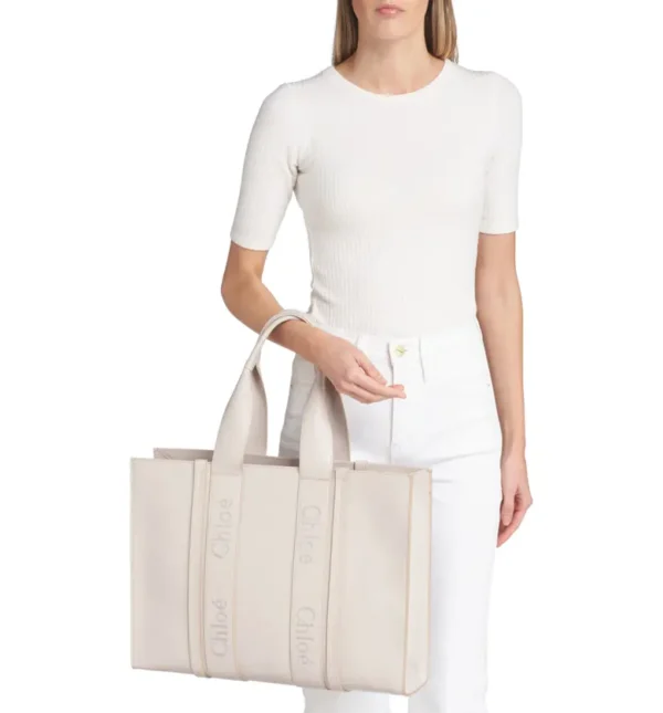 CHLOÉ - Large Woody Leather Tote (GROUP BUY) - Image 2