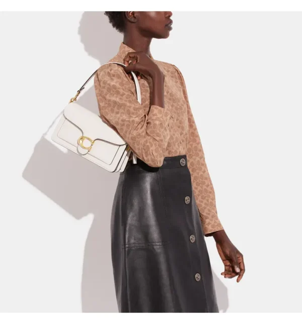 COACH - Tabby Polished Pebble Leather Crossbody Bag - Image 2