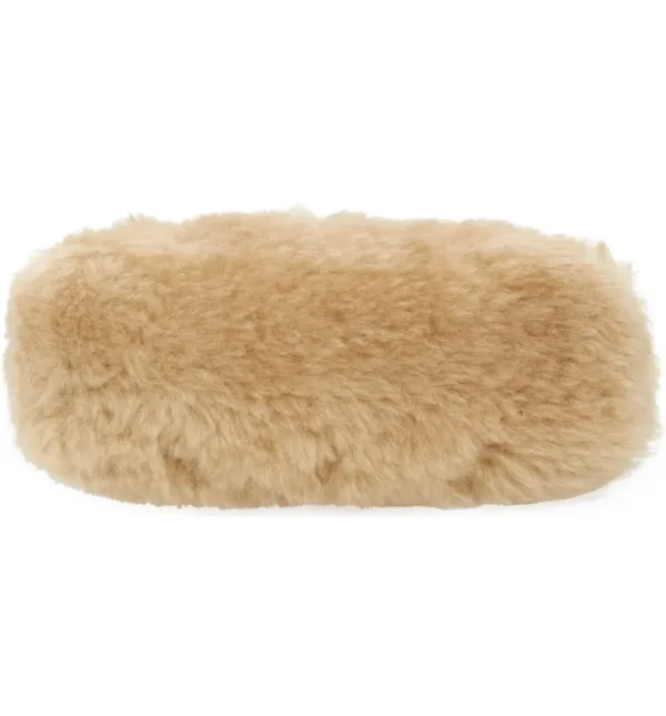 SAINT LAURENT - Small Lou Puffer Genuine Shearling Pouch - Image 5