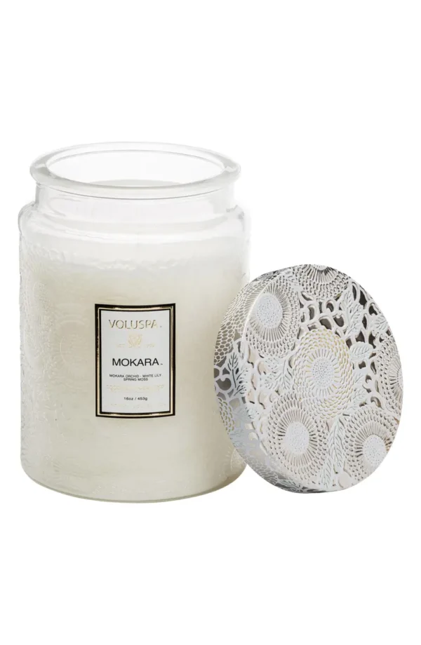 VOLUSPA - Japonica Large Glass Jar Candle