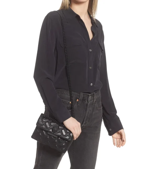 KURT GEIGER LONDON - Kensington Leather Mini Crossbody Bag - Image 6