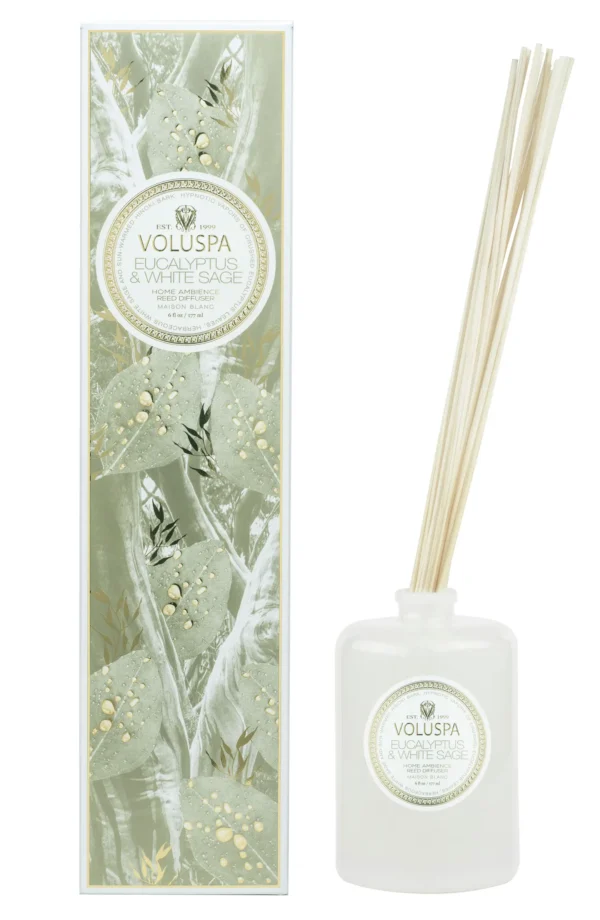 VOLUSPA - Eucalyptus & White Sage Reed Diffuser - Image 2