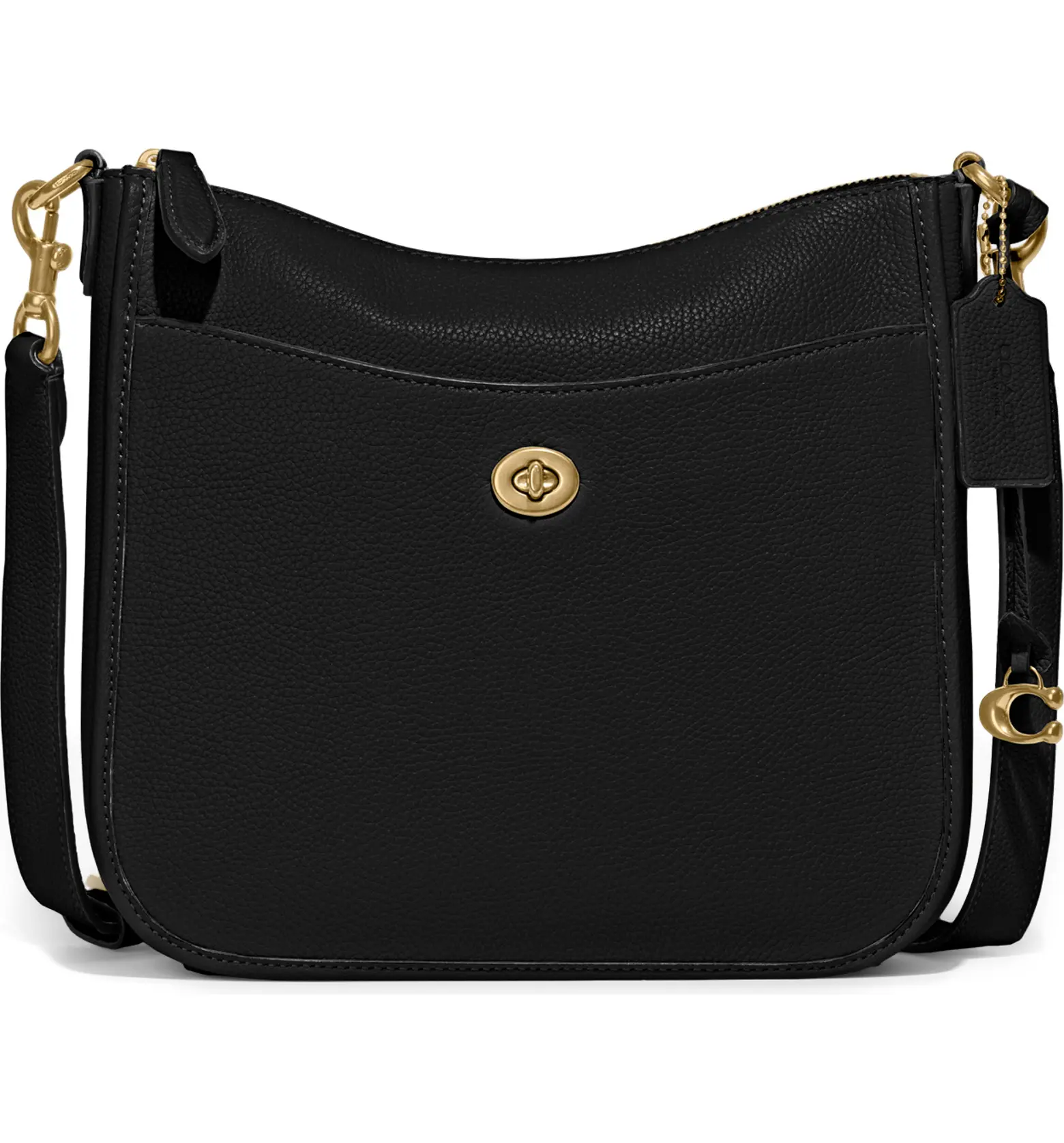 COACH – Chaise Pebble Leather Crossbody Bag (Group Buy)