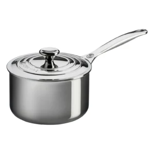 LE CREUSET - 2-Quart Stainless Steel Saucepan with Lid