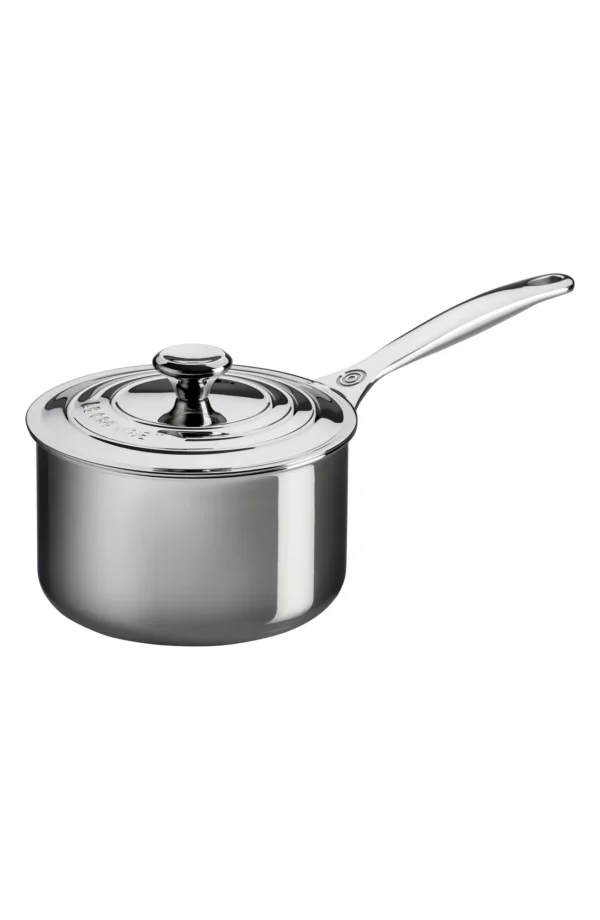 LE CREUSET - 2-Quart Stainless Steel Saucepan with Lid