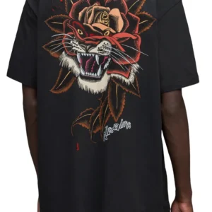 ALLSAINTS – Tiger Rose Organic Cotton Graphic T-Shirt