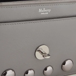 MULBERRY – Small Darley Studded Leather Clutch