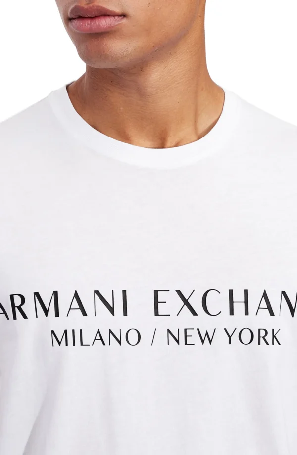 ARMANI EXCHANGE - Milano/New York Logo Graphic Tee - Image 4