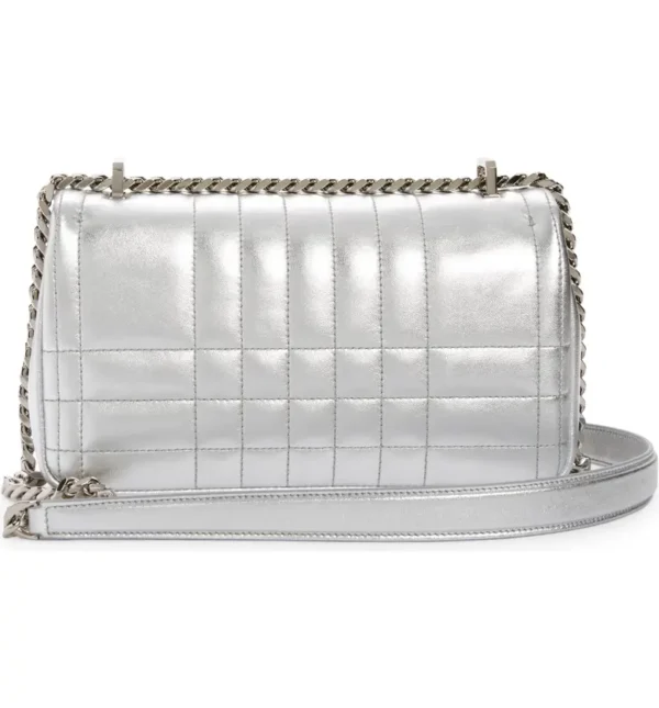 BURBERRY - Small Lola Quilted Metallic Leather Shoulder Bag (GROUP BUY) - Image 2
