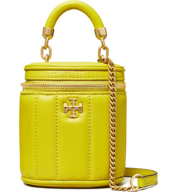 TORY BURCH - Mini Kira Quilted Leather Vanity Case - Image 7