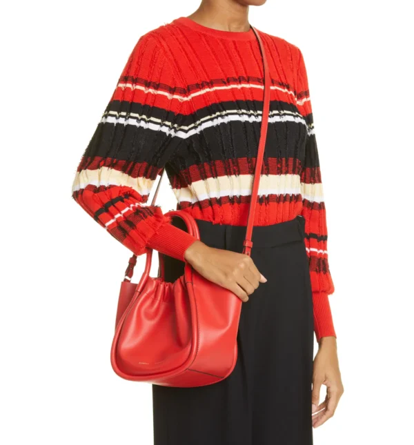 PROENZA SCHOULER - Small Ruched Leather Crossbody Tote (Group Buy) - Image 5