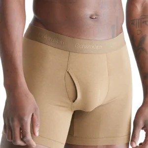 CALVIN KLEIN – Flex Fit Cotton Blend Knit Boxer Briefs