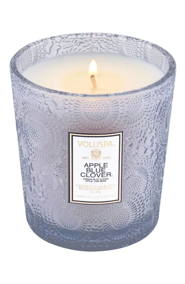 VOLUSPA - Apple Blue Clover Classic Glass Candle - Image 3