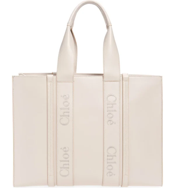 CHLOÉ - Large Woody Leather Tote (GROUP BUY)
