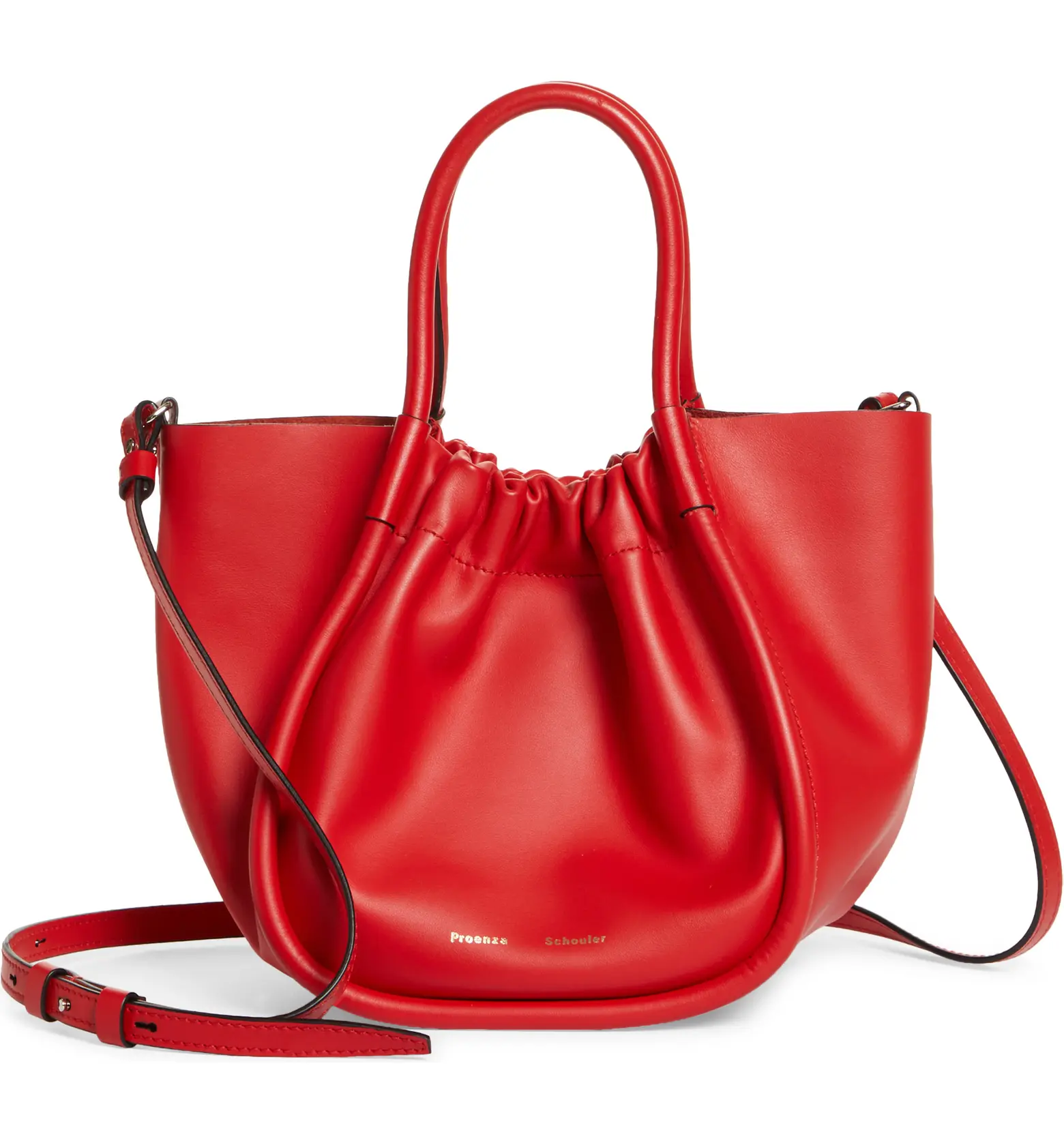 PROENZA SCHOULER – Small Ruched Leather Crossbody Tote (Group Buy)