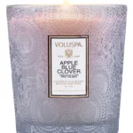 VOLUSPA – Apple Blue Clover Classic Glass Candle