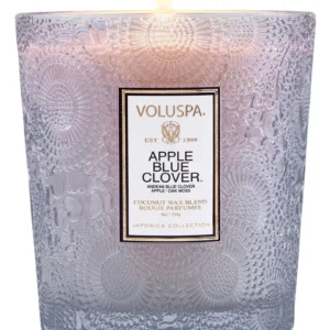 VOLUSPA - Apple Blue Clover Classic Glass Candle