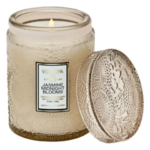 VOLUSPA -Jasmine Midnight Blooms Small Jar Candle