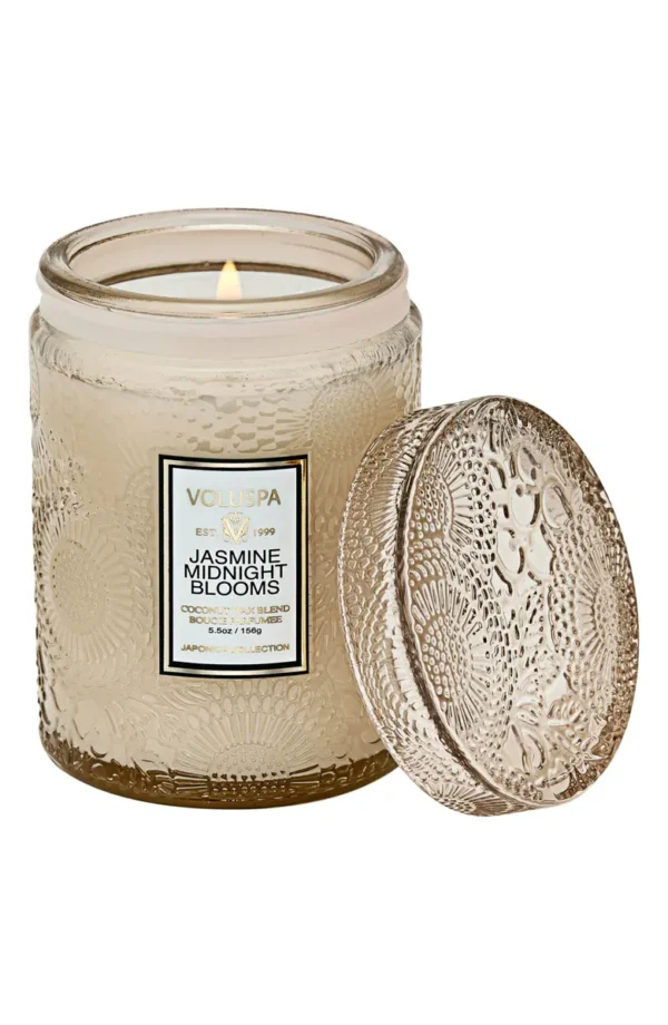 VOLUSPA -Jasmine Midnight Blooms Small Jar Candle - Image 2