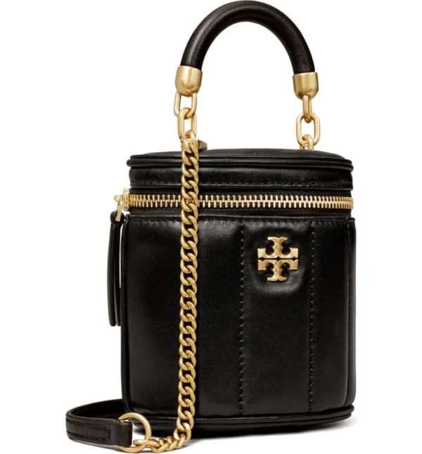 TORY BURCH - Mini Kira Quilted Leather Vanity Case - Image 2