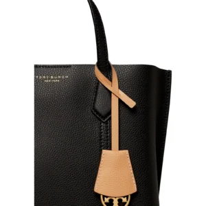 TORY BURCH – Perry Small Triple Compartment Leather Tote